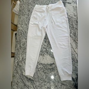 Mandala white scrubs. Small - petite.